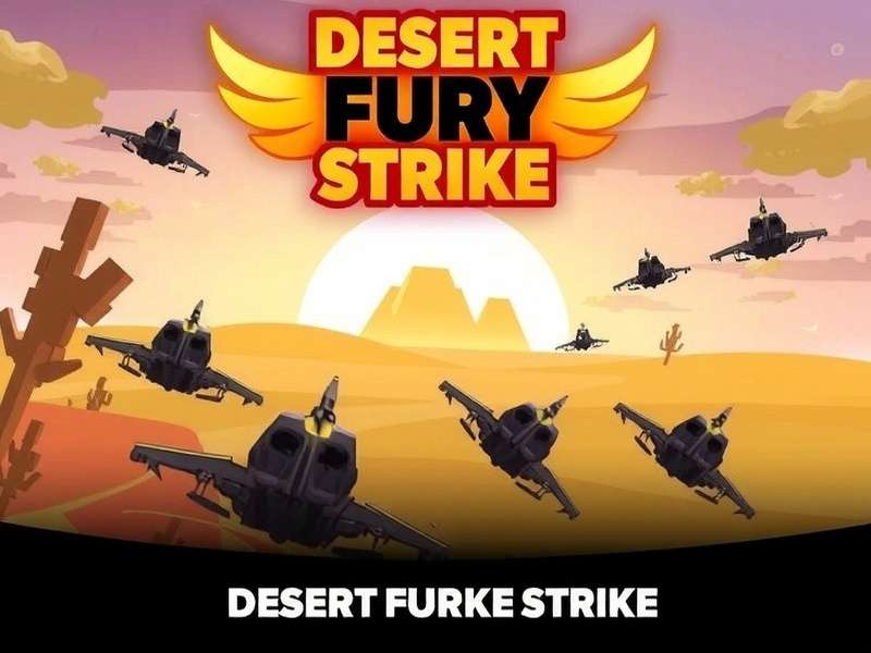 Desert Fury Strike - Action Packed Adventure Desert Fury Strike Game Banner